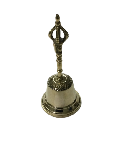 Brass polished hand bell