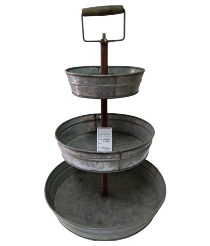 Galvanized Vertical Kitchen Stand