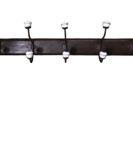 black antique coat hook large