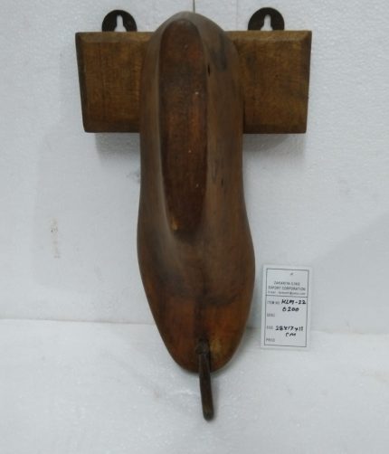 antique wooden shoe hook